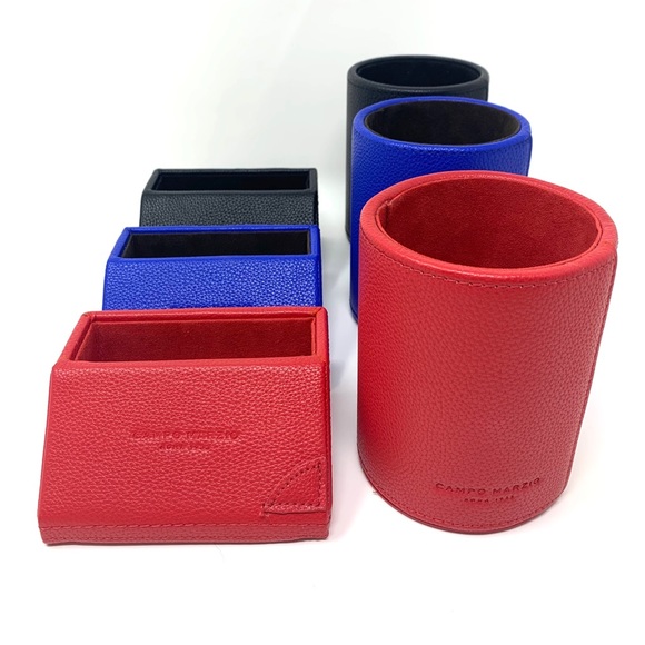 Campo Marzio Other - 4/$25 Campo Marzio Faux Leather Business Card Desk